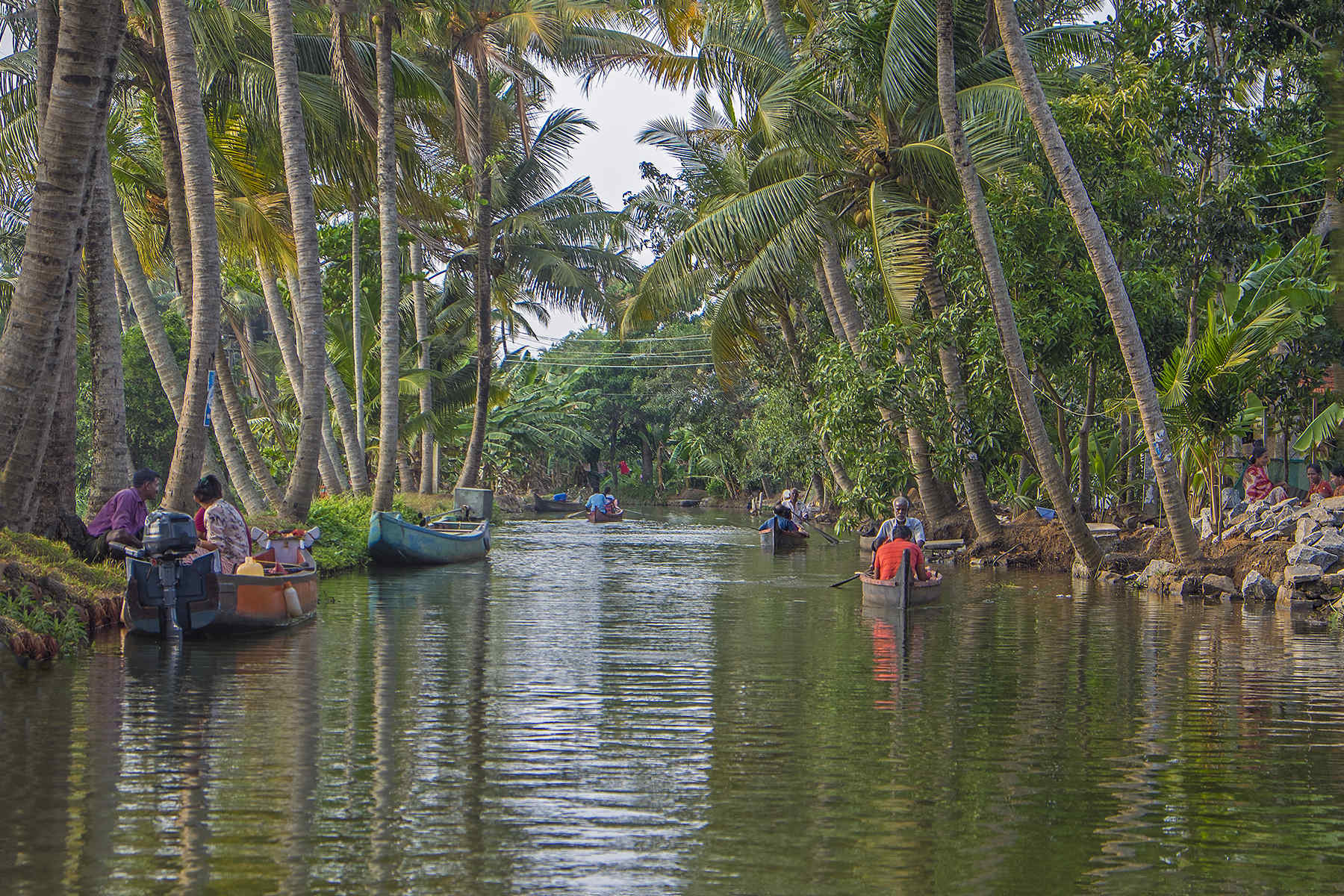 Small Thoroughfare, Kerala Backwaters, Kerala, India<p><a class="nav-link" href="/content.html?page=6/#TA16" target="_top">Thumbnail</a>